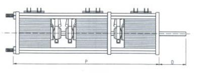 Disegno tecnico - Variatore trifase da retroquadro a giorno - 900-1500-3000-4500 VA